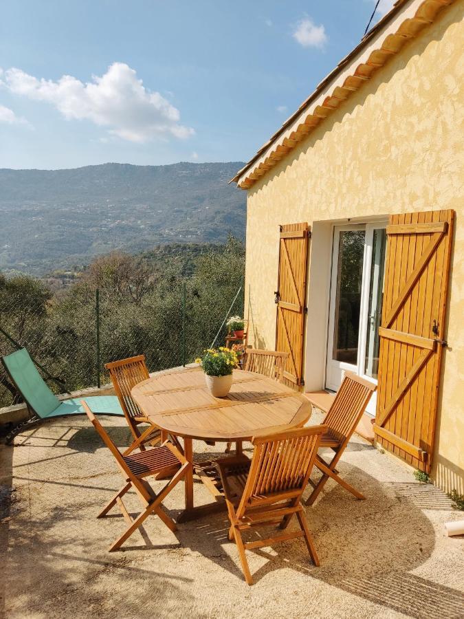 Bas de villa. Côte d'Azur, à 20 kms de Nice Contes  Esterno foto